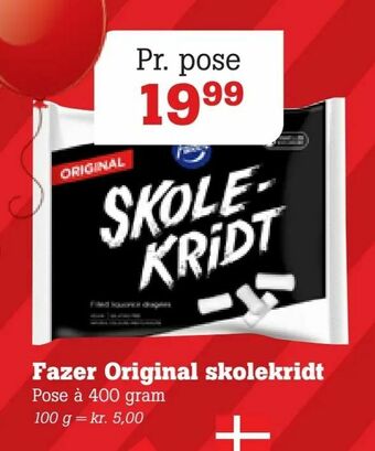 Poetzsch Padborg Fazer Original skolekridt tilbud