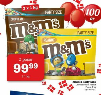 Poetzsch Padborg M&M's Party Size tilbud