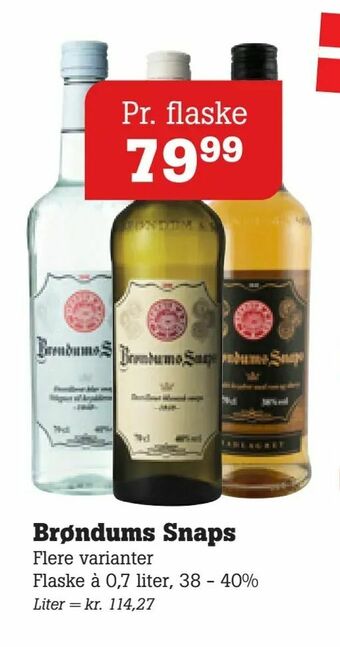 Poetzsch Padborg Brøndums Snaps tilbud