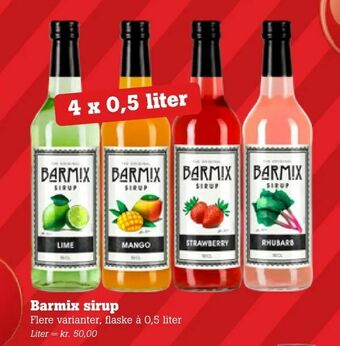Poetzsch Padborg Barmix sirup tilbud