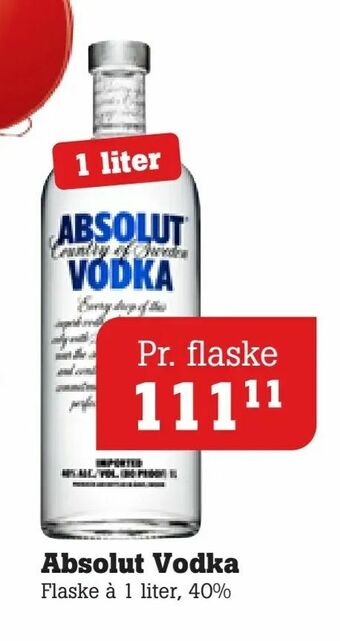 Poetzsch Padborg Absolut Vodka tilbud