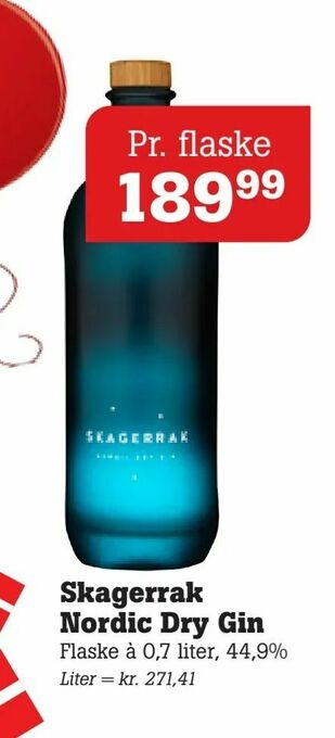 Poetzsch Padborg Skagerrak Nordic Dry Gin tilbud