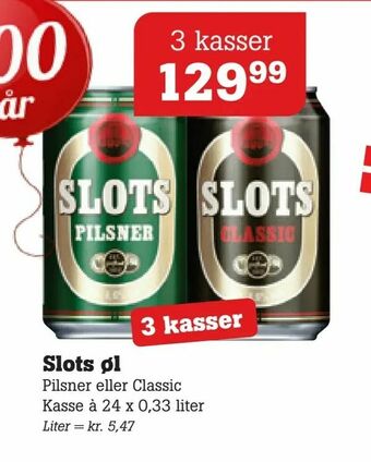 Poetzsch Padborg Slots øl tilbud