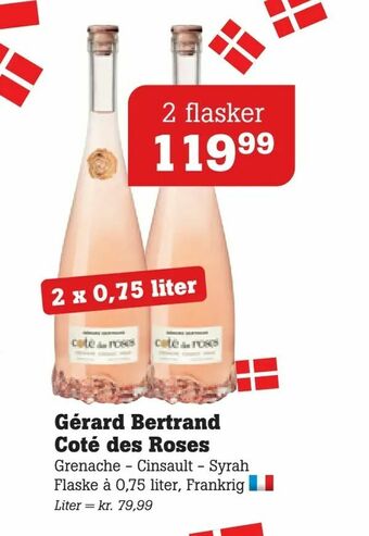 Poetzsch Padborg Gérard Bertrand Coté des Roses tilbud
