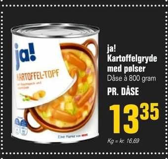 Poetzsch Padborg ja! Kartoffelgryde med pølser tilbud