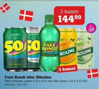 Poetzsch Padborg Faxe Kondi eller Nikoline tilbud