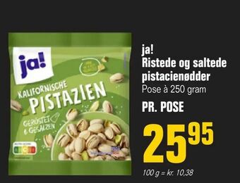 Poetzsch Padborg ja! Ristede og saltede pistacienødder tilbud