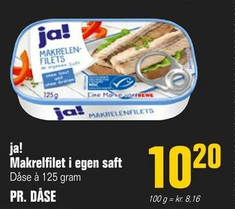 Poetzsch Padborg ja! Makrelfilet i egen saft tilbud