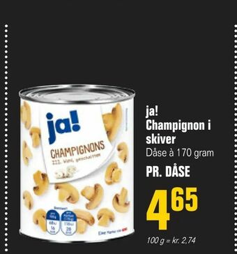 Poetzsch Padborg ja! Champignon i skiver tilbud