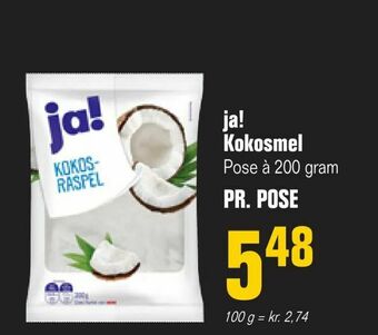 Poetzsch Padborg ja! Kokosmel tilbud