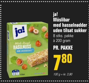 Poetzsch Padborg ja! Müslibar med hasselnødder uden tilsat sukker tilbud
