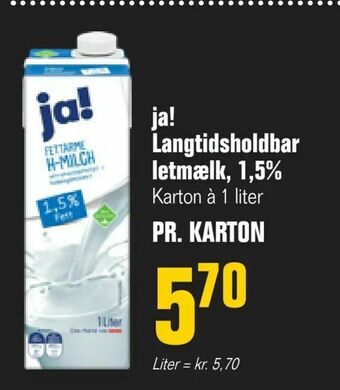 Poetzsch Padborg ja! Langtidsholdbar letmælk, 1,5% tilbud