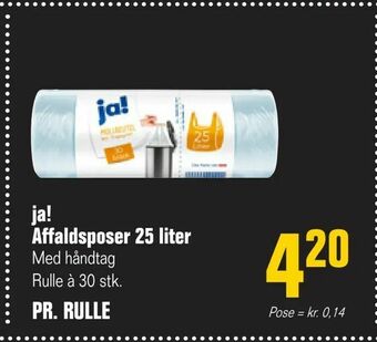Poetzsch Padborg ja! Affaldsposer 25 liter tilbud