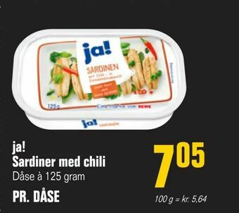 Poetzsch Padborg ja! Sardiner med chili tilbud