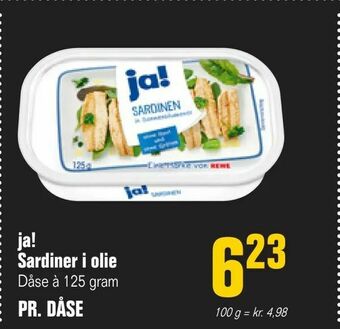 Poetzsch Padborg ja! Sardiner i olie tilbud