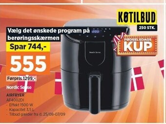 Nordic sense airfryer