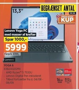 Power Lenovo yoga 6 tilbud