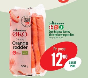 Min Købmand Grøn balance gulerødder tilbud