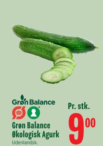Min Købmand Grøn balance agurk tilbud