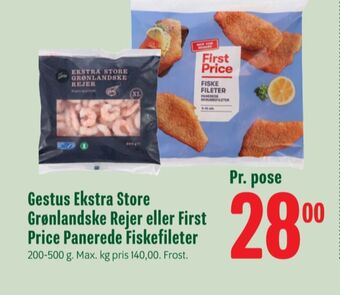 Min Købmand Gestus rejer tilbud