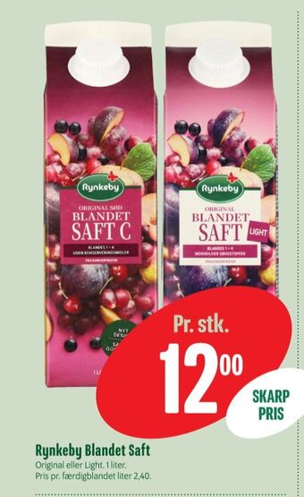 Min Købmand Blandet saft konc. frugtsaft tilbud