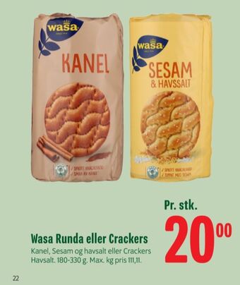 Min Købmand Wasa knækbrød tilbud