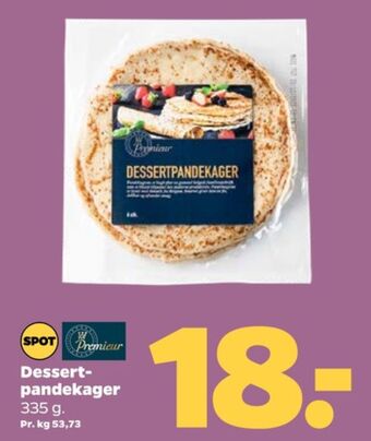 Netto Premieur pandekager tilbud