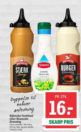 SPAR Bähncke dressing tilbud