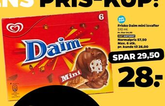 Daim isvafler