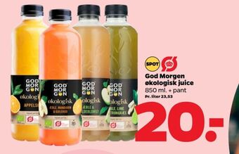 Godmorgen æblejuice hyldeblomst
