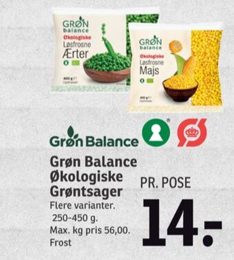 SPAR Grøn balance ærter tilbud
