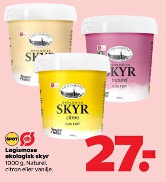 Netto Løgismose skyr citron 0,2% tilbud