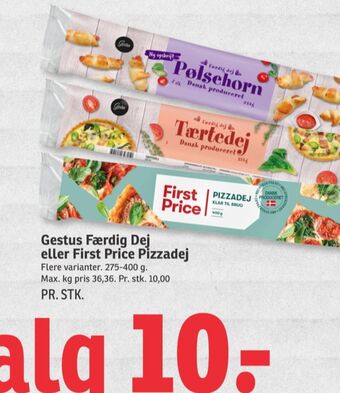 SPAR Gestus pølsehornsdej tilbud