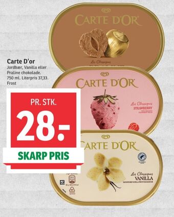 SPAR Carte d'or is tilbud