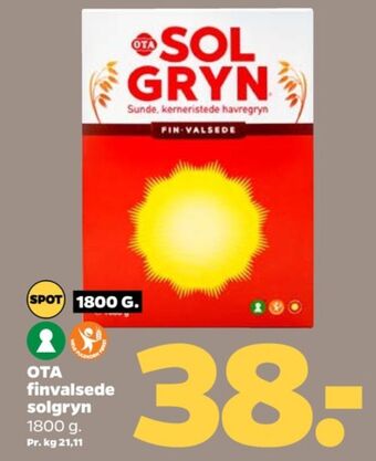 Netto Ota sol gryn havregryn tilbud