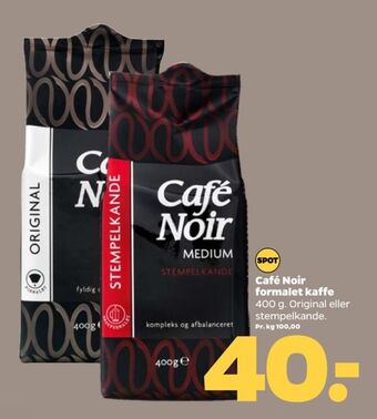 Netto Original kaffe formalet tilbud