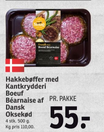 SPAR Boeuf bearnaise hakkebøffer tilbud