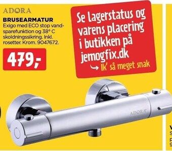 jem & fix Adora brusearmatur tilbud