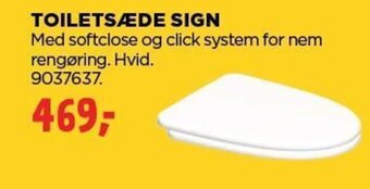 jem & fix TOILETSÆDE SIGN tilbud
