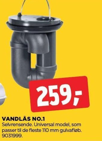 jem & fix VANDLÅS NO.1 tilbud