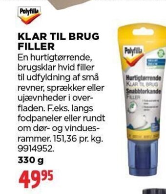 jem & fix KLAR TIL BRUG FILLER tilbud