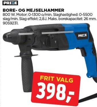 jem & fix BORE- OG MEJSELHAMMER tilbud