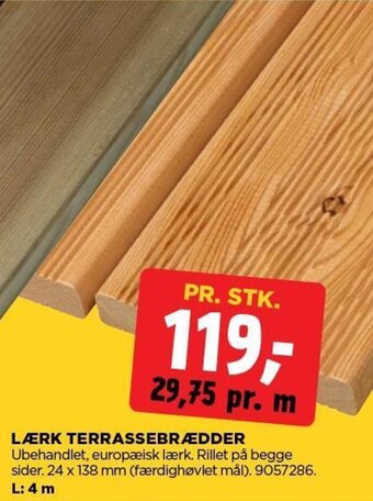 LÆRK TERRASSEBRÆDDER
