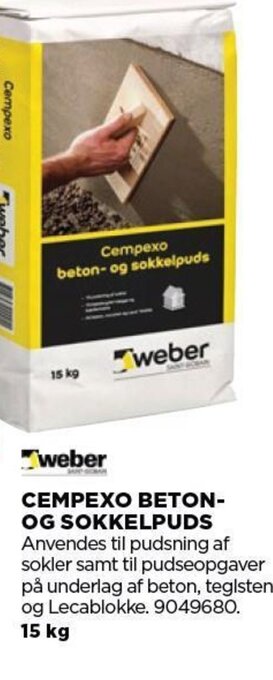 jem & fix CEMPEXO BETON-OG SOKKELPUDS tilbud