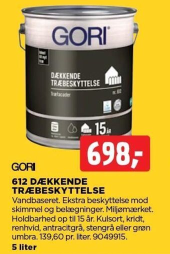 jem & fix 612 DÆKKENDE TRÆBESKYTTELSE tilbud
