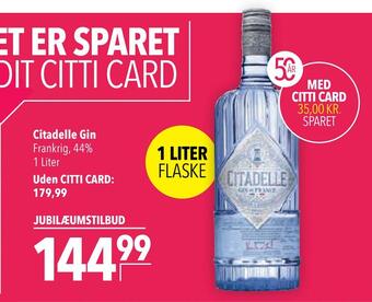 Citti Citadelle gin tilbud