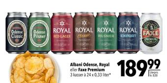 Citti Albani odense, royal eller faxe premium tilbud