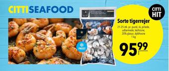 Citti Sorte tigerrejer tilbud