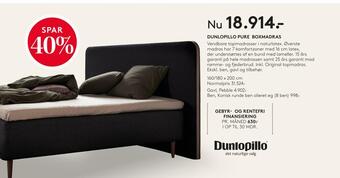 SENG Dunlopillo pure boxmadras tilbud