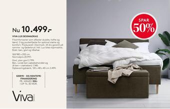 SENG Viva lux boxmadras tilbud